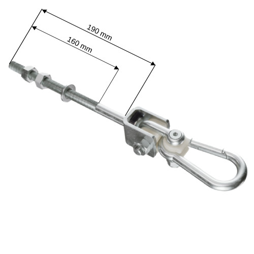 Duplacsuklós hintakampó MAX