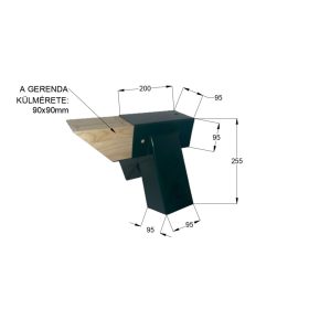 Metalni ugaoni element 90 stepeni